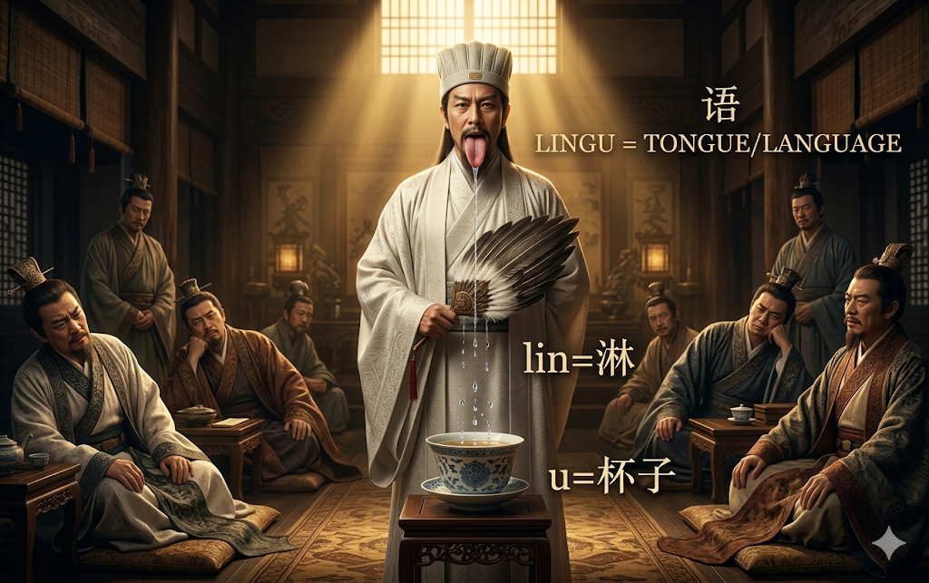 lingu 舌头；语言
