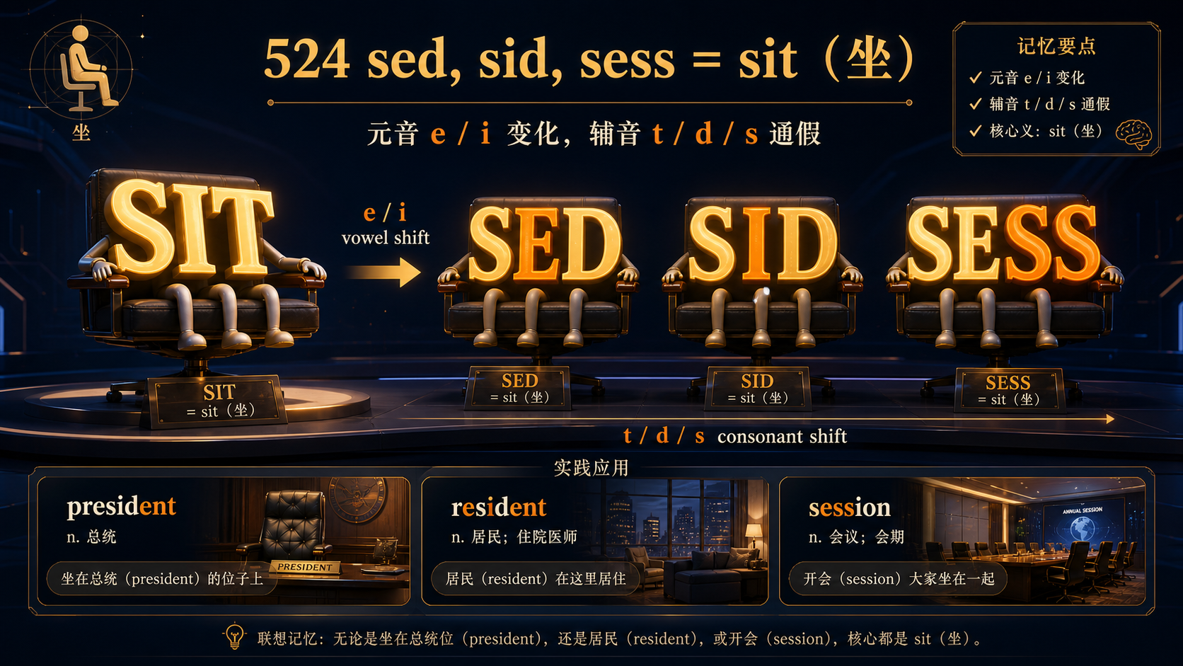sed, sid, sess 坐